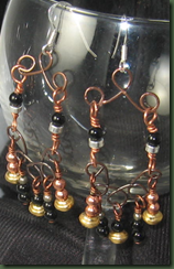 earrings chandelier metal