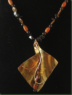 brass necklace
