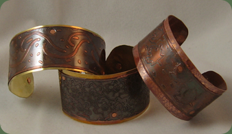etched bracelets