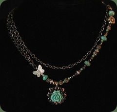 rose necklace