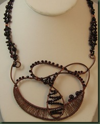 garnet necklace